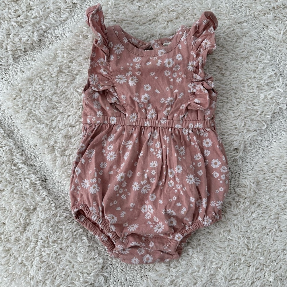City Mouse Pink Floral Bodysuit